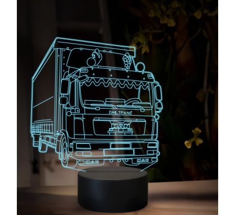 Beling 3D lampa, Man TGX02, 16 farebná, K47