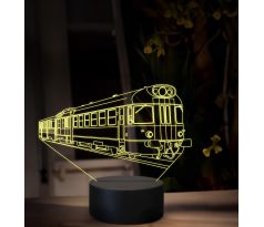 Beling 3D lampa, Motorový vozeň 850, 16 farebná, SXR55