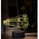 Beling 3D lampa, Motorový vozeň 850, 16 farebná, SXR55