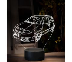 Beling 3D lampa, Škoda Fabia, 16 farebná, SA02