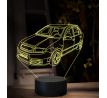 Beling 3D lampa, Škoda Fabia, 16 farebná, SA02
