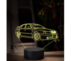 Beling 3D lampa, Škoda Octavia, 16 farebná, SA04