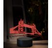 Beling 3D lampa,Tower Bridge London, 16 farebná SMSL5T8