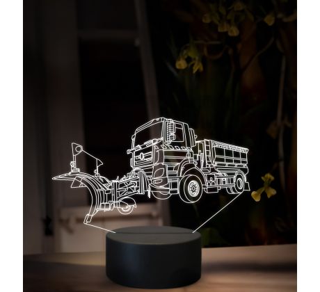 Beling 3D lampa, Snehový pluh, 16 farebná, K48