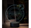 Beling 3D lampa, Znak Volvo, 16 farebná, K49