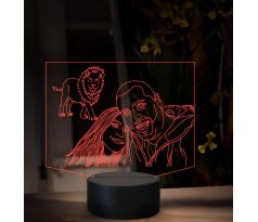 Beling, 3D lampa s fotkou, 16 farebná, VF02
