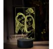 Beling, 3D lampa s fotkou, 16 farebná, VF16