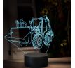 Beling 3D lampa, JCB 4CX, 16 farebná, BA12