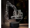Beling 3D lampa, Komatsu PC 210, 16 farebná, BA14