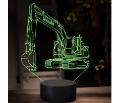 Beling 3D lampa, Komatsu PC 210, 16 farebná, BA14