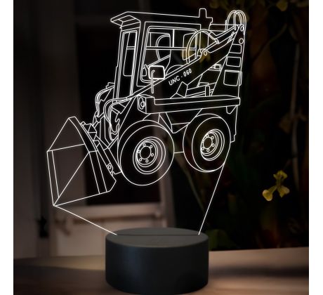 Beling 3D lampa, Unc 060, 16 farebná, BA16