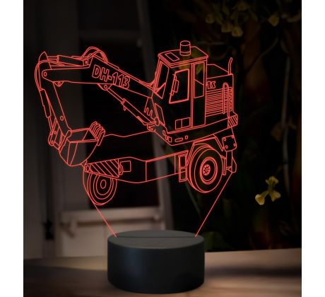 Beling 3D lampa, DH 113, 16 farebná, BA10