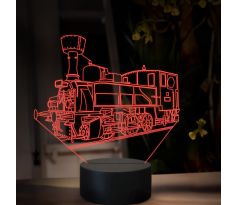 Beling 3D lampa, Parný rušeň 300.6 ''Kafemlejnek', 16 farebná, SXR60