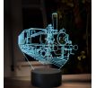 Beling 3D lampa, Parný rušeň 310.5 ''Kafemlejnek'', 16 farebná, SXR61