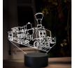 Beling 3D lampa, Parný rušeň 324.3 ''Tri-áčko'', 16 farebná, SXR62