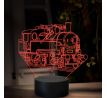 Beling 3D lampa, Parný rušeň 331.0, Uhranka-Maďarka, 16 farebná, SXR63
