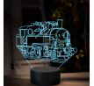 Beling 3D lampa, Parný rušeň 331.0, Uhranka-Maďarka, 16 farebná, SXR63