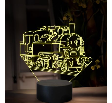 Beling 3D lampa, Parný rušeň 331.0, Uhranka-Maďarka, 16 farebná, SXR63