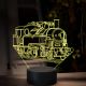 Beling 3D lampa, Parný rušeň 331.0, Uhranka-Maďarka, 16 farebná, SXR63