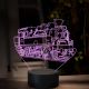 Beling 3D lampa, Parný rušeň 354.1, 16 farebná, SXR64