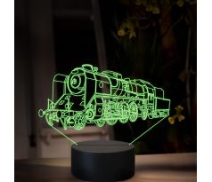Beling 3D lampa, Parný rušeň 387.0 ''Mikádo'', 16 farebná, SXR66