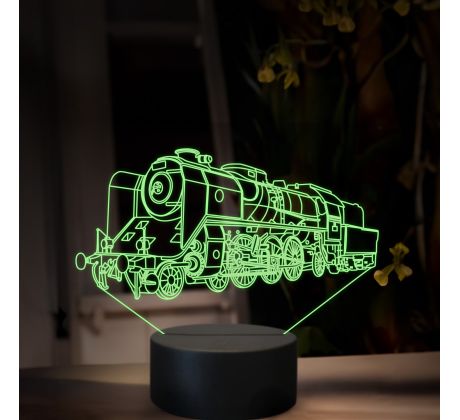 Beling 3D lampa, Parný rušeň 387.0 ''Mikádo'', 16 farebná, SXR66
