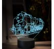 Beling 3D lampa, Parný rušeň 464.0, 16 farebná, SXR67