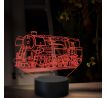 Beling 3D lampa, Parný rušeň 464.2 Rosnička, 16 farebná, SXR68