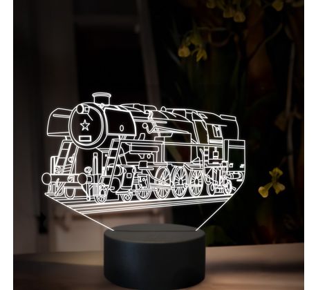 Beling 3D lampa, Parný rušeň 464.2 Rosnička, 16 farebná, SXR68