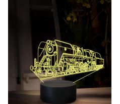 Beling 3D lampa, Parný rušeň 475.1-Šlachtična, 16 farebná, SXR70
