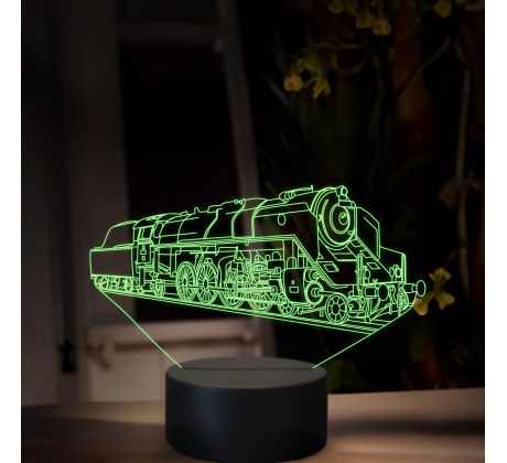 Beling 3D lampa, Parný rušeň 498.0-Albatros nulka, 16 farebná, SXR73