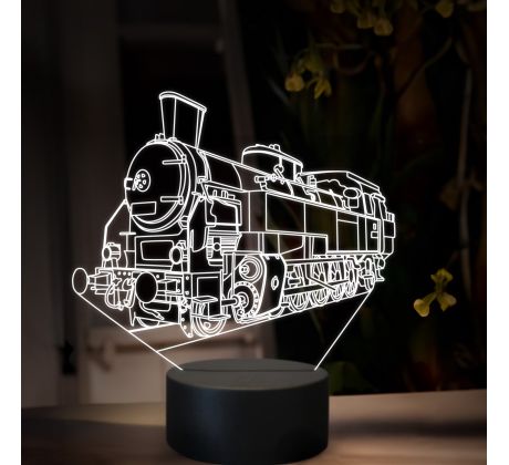 Beling 3D lampa, Parný rušeň 524.1, 16 farebná, SXR75