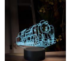 Beling 3D lampa, Parný rušeň 534.03-''Kremák'', 16 farebná, SXR76