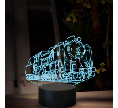 Beling 3D lampa, Parný rušeň 534.03-''Kremák'', 16 farebná, SXR76