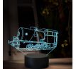 Beling 3D lampa, Parný rušeň CN40.2, 16 farebná, SXR77