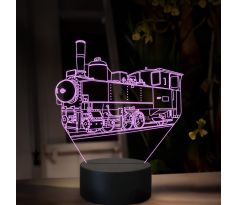 Beling 3D lampa, Parný rušeň U37.0, 16 farebná, SXR78