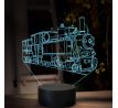 Beling 3D lampa, Parný rušeň U45.9, 16 farebná, SXR79
