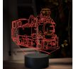 Beling 3D lampa, Parný rušeň U46.0, 16 farebná, SXR80