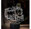 Beling 3D lampa, Parný rušeň U46.0, 16 farebná, SXR80