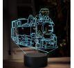 Beling 3D lampa, Parný rušeň U46.0, 16 farebná, SXR80