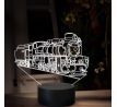 Beling 3D lampa, Parný rušeň U57.0, 16 farebná, SXR81