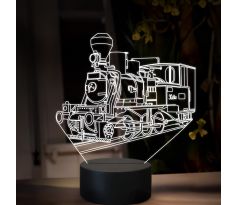 Beling 3D lampa, Parný rušeň U36, 16 farebná, SXR82