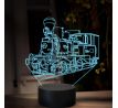 Beling 3D lampa, Parný rušeň U36, 16 farebná, SXR82