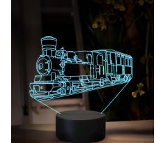 Beling 3D lampa, Parný rušeň U175, 16 farená, SXR83
