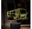 Beling 3D lampa, Karosa B 731, 16 farebná, GS22