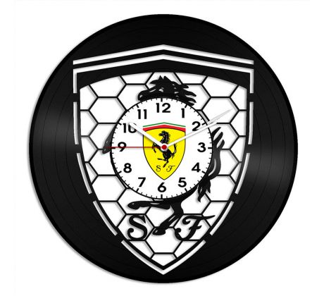 Beling vinylové hodiny Ferrari, Q95