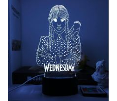 Beling 3D lampa, Wednesday, 16 farebná, JVR5