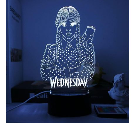 Beling 3D lampa, Wednesday, 16 farebná, JVR5