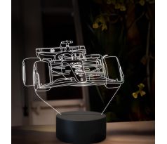 Beling 3D lampa, Lewis Hamilton Ferrari 2025,16 farebná, FF36