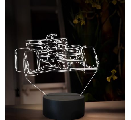 Beling 3D lampa, Lewis Hamilton Ferrari 2025,16 farebná, FF36